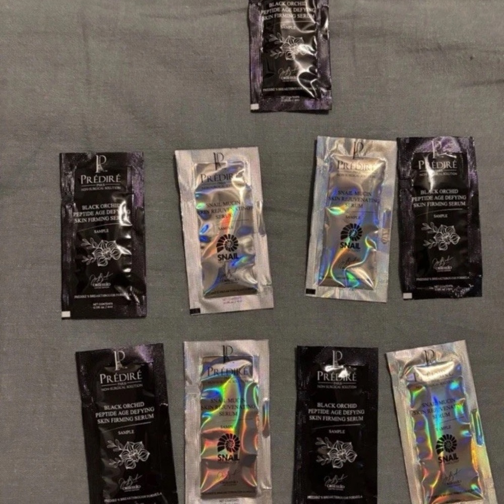 Samples~Snail Mucin Serum & Black Orchid Peptide Serum (Predire Paris)